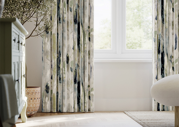 Interstellar, Teal - Made to Measure Curtains - Image 5